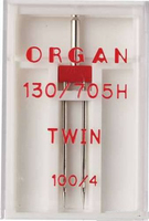 Иголка двойная N100 'Organ' к быт. шв. машине  Япония